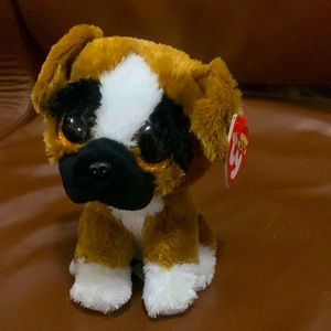 Cute collectible beanie boo dog.